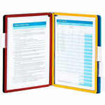 DURABLE Angled Partition Wall System - 5 Panels - Support Letter 8.50" x 11" Media - Rugged, Tabbed Product Image 