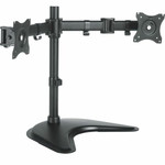 Kantek MA225 Mounting Arm for Monitor, Display - Black - Height Adjustable - 2 Display(s) Supported - 27" Screen Support - 18 lb Load Capacity Product Image 