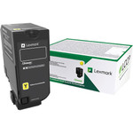 Lexmark Unison Original High Yield Laser Toner Cartridge - Yellow - 1 Each - (LEX74C0HYG) Product Image 