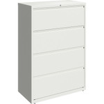 Lorell Fortress Series Lateral File - 36" Width x 18.6" Depth x 52.5" Height - 4 x Drawer(s) for File - (LLR00031) Product Image 