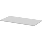 Lorell Training Tabletop - Gray Rectangle Top - 48" Table Top Length x 24" Table Top Width x 1" Table Top Thickness - Assembly Required - Particleboard, Melamine Top Material Product Image 
