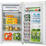 Lorell Compact Refrigerator - 3.20 ft - Manual Defrost - Manual Defrost - Reversible - 3.20 ft Net Refrigerator Capacity - (LLR72312) Product Image 