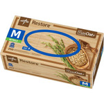 Medline Restore Nitrile Exam Gloves with Oatmeal - 9.50" Glove Length - Medium Size - For Right/Left Hand - Off White - Latex-free, Allergen-free, Textured Fingertip, Non-sterile Product Image 