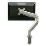 AbilityOne - Monitor Arm, Ergonomic, One-Touch Adjustable, Silver Grey - (7110-01-691-5486) (7110016915486) Product Image 