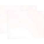 Pacon 2-sided Dry-erase Whiteboard - 12" (1 ft) Width x 9" (0.8 ft) Height - White Melamine Surface Product Image 