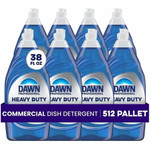 Dawn Manual Pot/Pan Detergent - 38 fl oz (1.2 quart) - Heavy Duty - Blue Product Image 