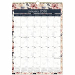 Blueline Abstract Floral Monthly Wall Calendar - Monthly - 12 Month - January 2026 to December 2026 - 1 Month Single Page Layout - 17" x 12" Sheet Size Product Image 
