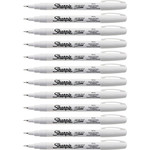 Sharpie Extra Fine Oil-Based Paint Markers - Extra Fine Marker Point - White Ink - Oil Based Product Image 