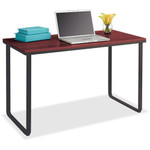 Safco Steel Workstation - Rectangle Top - U-shaped Base - 2 Legs - 150 lb Capacity - 47.25" Table Top Width x 24" Table Top Depth x 0.75" Table Top Thickness - (SAF1943CYBL) Product Image 