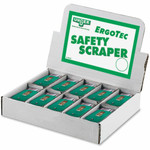 Unger Safety Scrapers - 1.50" Blade - Retractable, Safety Lock, Non-slip Grip - Green Product Image 