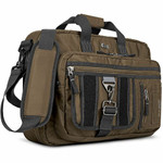 Solo Black Ops Carrying Case (Backpack/Briefcase) for 15.6" Notebook - Bronze - Bump Resistant Interior, Scratch Resistant Interior - Nylon Body - Shoulder Strap - 13.6" Height x 17.3" Width x 3.4" Depth Product Image 
