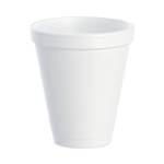 Dart Foam Drink Cups, 12 oz, White, 1,000/Carton (DCC12J16) View Product Image