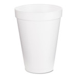 Dart Foam Drink Cups, 12 oz, White, 25/Pack View Product Image