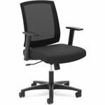 HON Torch Mesh Mid-Back Task Chair - Fabric Seat Material - Black Back Color - Mesh Back Material - Black Frame Color - Mid Back Product Image 