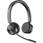 Poly Savi 7220 Office Binaural Wireless Headset - Stereo - Wireless - DECT - 393.7 ft - On-ear Product Image 