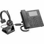 Poly Savi 7210 Office DECT 1920-1930 MHz Single Ear Headset - Mono - RJ-11 - Wired/Wireless - DECT - 393.7 ft Product Image 