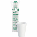 Dart J Cup 14 oz Squat Insulated Foam Cups - 14 fl oz - White - Foam - Cold Drink, Hot Drink, Soft Drink - 25/Pack Product Image 