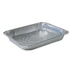 Durable Packaging Aluminum Steam Table Pans, Half-Size Shallow79.5 oz., 1.69" Deep, 10.38 x 12.75, 100/Carton (DPK4300100) View Product Image