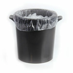 Heritage Ice Bucket Liners - 13" Width x 13" Depth x 0.20 mil (5 Micron) Thickness - High Density - Natural - High-density Polyethylene (HDPE), Resin - Can Product Image 