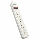 Tripp Lite series TLP606TAA 6-Outlet Surge Protector TAA Compliant - NEMA 5-15P - 6 x NEMA 5-15R - 6 ft Cord - 790 J Surge Energy - 120 V AC Voltage Product Image 