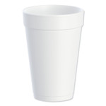 Dart Foam Drink Cups, 16 oz, White, 25/Bag, 40 Bags/Carton View Product Image
