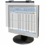 Business Source 19"-20" LCD Privacy/Antiglare Filter Black - For 19" , 20" LCD Monitor - 5:4 - Acrylic - Anti-glare Product Image 