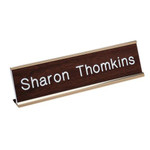 Xstamper Standard Aluminum Desk Sign - 8" Width x 2" Height - (XSTK30) Product Image 