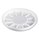 Dart Vented Foam Lids, Fits 6 oz to 32 oz Cups, White, 50 Pack, 10 Packs/Carton (DCC20RL) View Product Image
