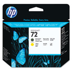 HP 72, (C9384A) Matte Black/Yellow Printhead View Product Image