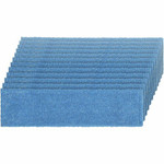 Rubbermaid Commercial Adaptable Flat Mop Microfiber Pad - 19.5" Length x 5.5" Depth - MicroFiber - Blue - (RCP2132427CT) Product Image 