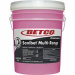 Betco Symplicity Sanibet MultiRange Sanitizer - Concentrate - 640 fl oz (20 quart) - Fragrance-free, Disinfectant, Deodorize, Rinse-free, Versatile - Pink Product Image 