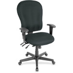 Eurotech 4x4xl High Back Task Chair - Black Seat Color - Vinyl Seat Material - Black Back Color - Vinyl Back Material - High Back Product Image 