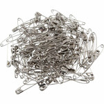 Charles Leonard Safety Pins - 2" Length - Silver - Steel Product Image 
