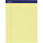 Ampad Legal Ruled Writing Pad - 100 Sheets - Legal Ruled Front Ruling - 1" Height x 8.5" Width x 11.8" Length - Smooth Surface, Perforated, Sturdy Back Product Image 