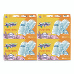 Swiffer Refill Dusters, DustLock Fiber, Light Blue, Lavender Vanilla Scent,10/Box,4 Boxes/Carton Product Image 