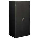 HON Assembled Storage Cabinet, 36w x 24.25d x 71.75, Charcoal Product Image 