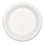Chinet Paper Dinnerware, Plate, 8.75" dia, White, 500/Carton Product Image 