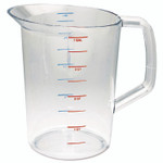 Rubbermaid Commercial Bouncer Measuring Cup, 4 qt, Plastic, Clear Product Image 