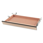 HON Laminate Angled Center Drawer, 26w x 15.38d x 2.5h, Natural Maple Product Image 