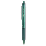 Pilot FriXion Clicker Erasable Gel Pen, Retractable, Fine 0.7 mm, Green Ink, Green Barrel, Dozen Product Image 