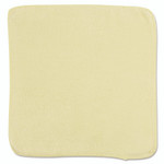 Rubbermaid Commercial Microfiber Cleaning Cloths, 12 x 12, Yellow, 24/Pack Product Image 