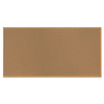Value Cork Bulletin Board With Oak Frame, 48 X 96, Natural Product Image 