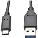 Tripp Lite USB C to USB-A Cable 5 Gbps USB 3.1 Gen 1 M/M USB Type C 3' (TRPU428003) Product Image 