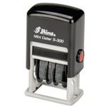 AbilityOne 7520013523018, SKILCRAFT Self Inking Line Dater, Red Product Image 