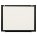 AbilityOne 7110016511296, SKILCRAFT Non-Magnetic Melamine Dry Erase Board, 48" x 36", White Surface, Black Aluminum Frame Product Image 