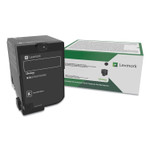 Lexmark 74C00KG Return Program Toner, 3,000 Page-Yield, Black Product Image 