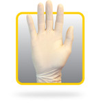 Safety Zone Powdered Natural Latex Gloves (SZNGRDRSM1T) Product Image 