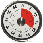 Ashley Productions, Inc. Time To Go Timer, 3", Black/Silver (ASH50100) Product Image 