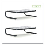 Mind Reader Metal Monitor Stand Riser for Computer, 14.88" x 11.33" x 4.21", Black, Supports 44 lbs Product Image 