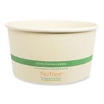 World Centric No Tree Wide Paper Bowls, 32 oz, 5.9" Diameter x 3.1" h, Natural, Sugarcane, 300/Carton Product Image 